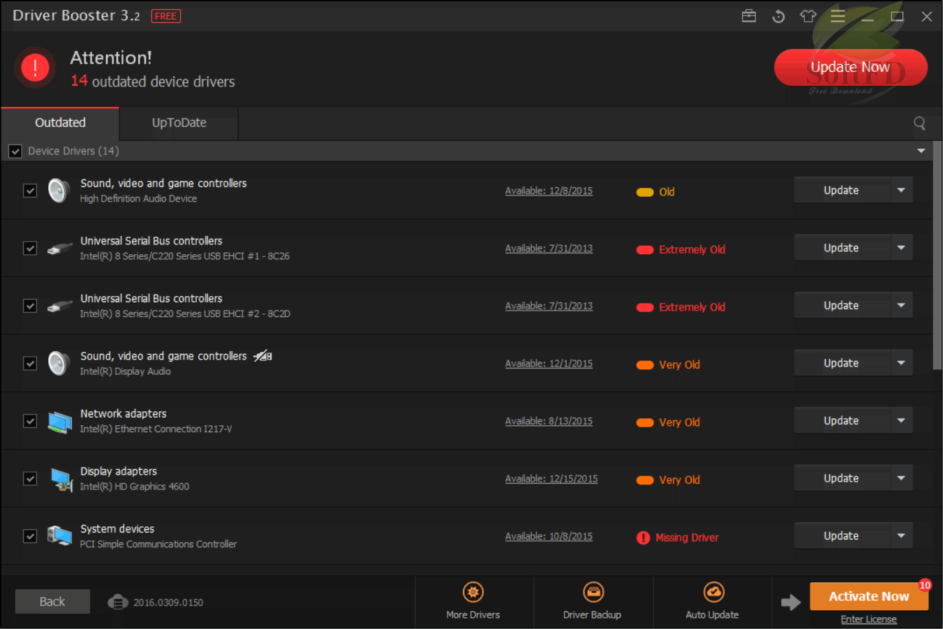 برنامج Driver Booster 4.3.0.504 المشاكس للمعلوميات