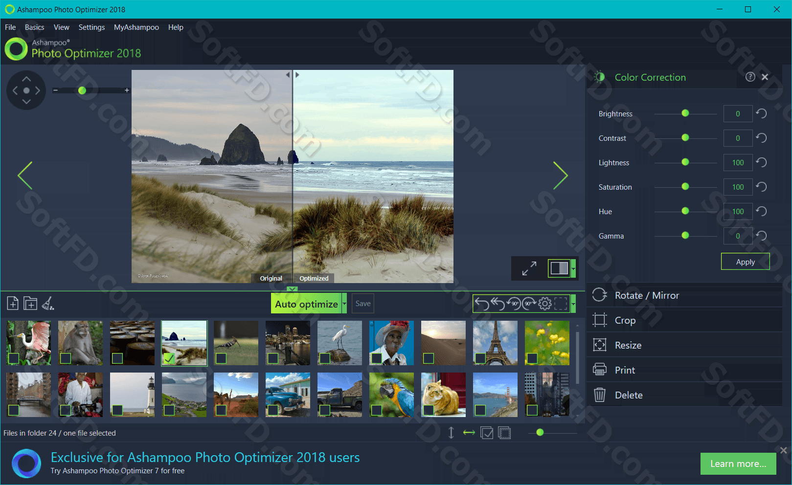Ashampoo Photo Optimizer 9.3.7.35 download the new version for windows