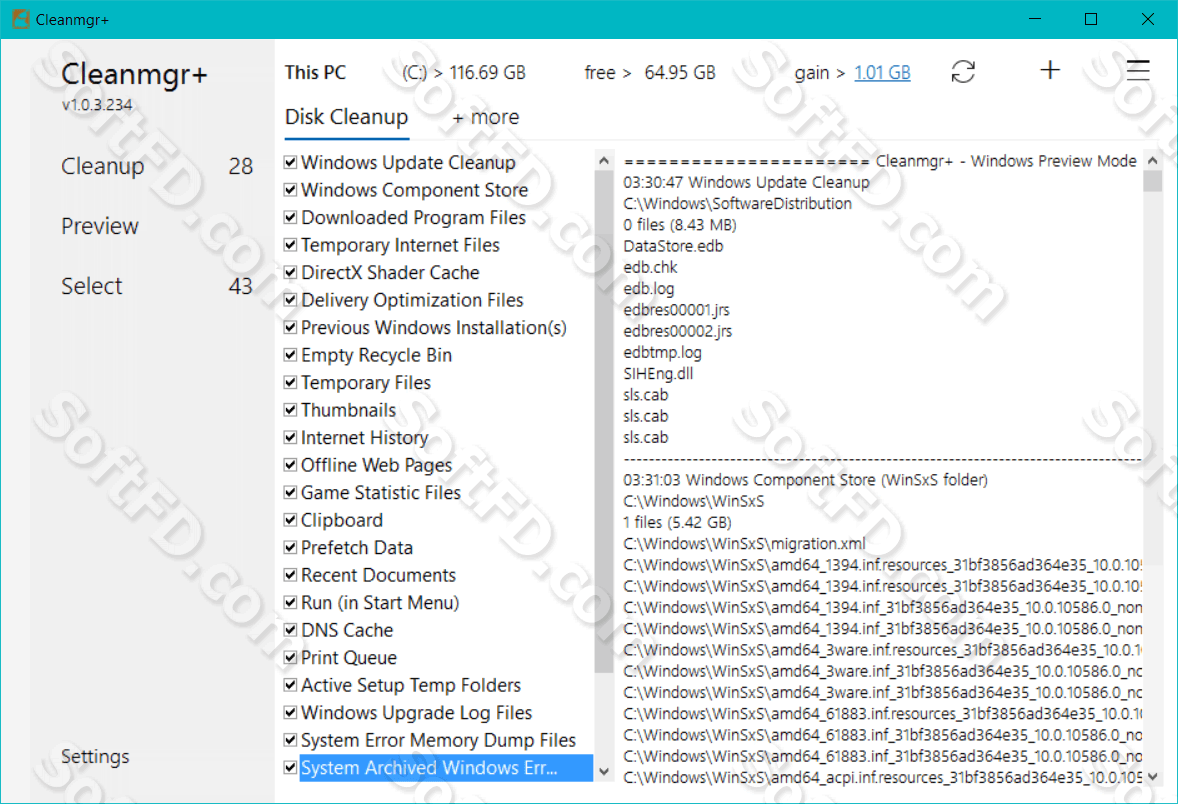Cleanmgr تحميل برنامج تنظيف الويندوز من الملفات الزائدة برامج