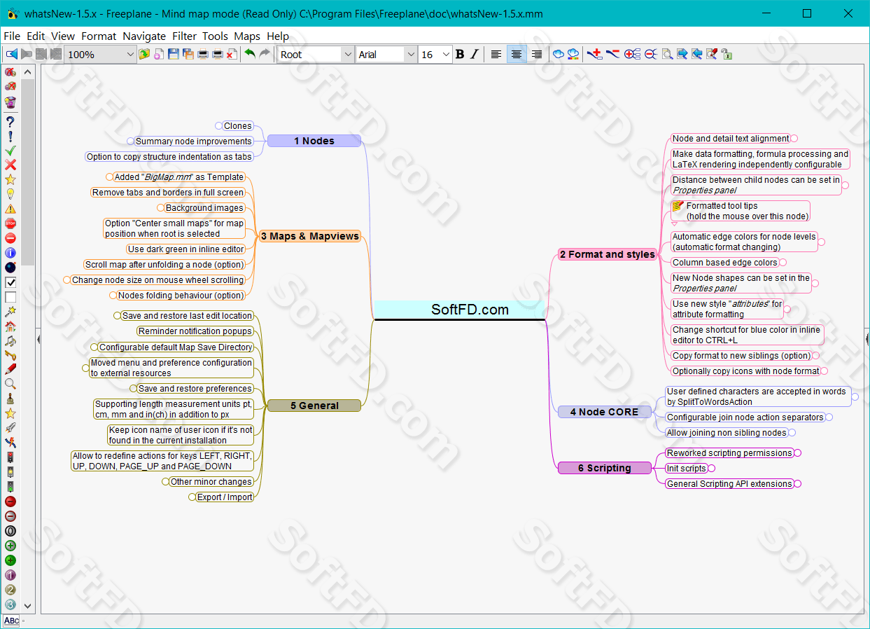 أحد البرامج التي تمكننا من إنشاء الخرائط الذهنية zoom webex firefox freeplane